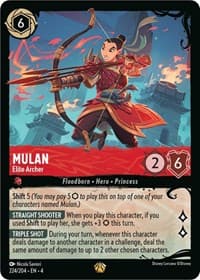Illumineer's Quest: Deep Trouble Mulan - Elite Archer (224/204) #224/204