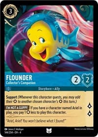 Ursula's Return Flounder - Collector's Companion #144/204
