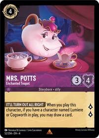 Ursula's Return Mrs. Potts - Enchanted Teapot #52/204