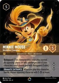 Ursula's Return Minnie Mouse - Musketeer Champion (Enchanted) #206/204