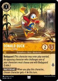 Ursula's Return Donald Duck - Musketeer Soldier #8/204