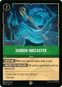 Disney Lorcana Promo Cards Hidden Inkcaster #36