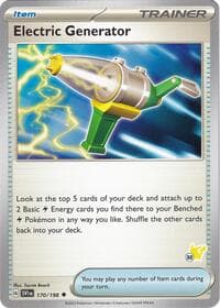 Battle Academy 2024 Electric Generator - Pikachu 32 #170/198