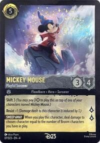 D23 Promos Mickey Mouse - Playful Sorcerer #7