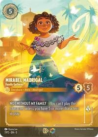 Disney Lorcana Promo Cards Mirabel Madrigal - Family Gatherer (Store Championship) #7