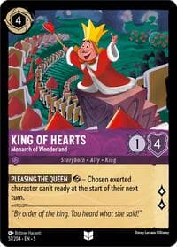 Shimmering Skies King of Hearts - Monarch of Wonderland #57/204