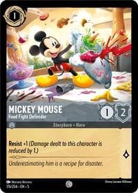 Shimmering Skies Mickey Mouse - Food Fight Defender #176/204