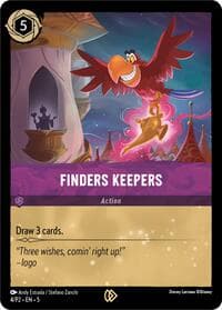 Disney Lorcana Promo Cards Finders Keepers #4