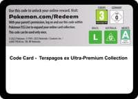 Miscellaneous Cards & Products Code Card - Terapagos ex Ultra-Premium Collection