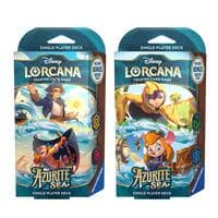 Azurite Sea Disney Lorcana: Azurite Sea Starter Deck [Set of 2]
