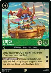 Disney Lorcana Promo Cards Stitch - Alien Buccaneer (Stitch Collector's Gift Set Promo) #8