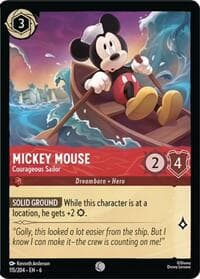 Azurite Sea Mickey Mouse - Courageous Sailor #115/204