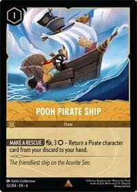 Azurite Sea Pooh Pirate Ship #32/204