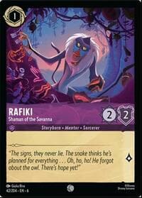 Azurite Sea Rafiki - Shaman of the Savanna #42/204
