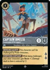 Azurite Sea Captain Amelia - Commander of the Legacy #192/204