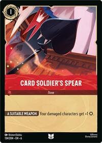 Azurite Sea Card Soldier's Spear #134/204