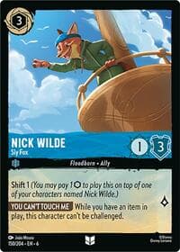 Azurite Sea Nick Wilde - Sly Fox #150/204