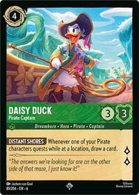 Azurite Sea Daisy Duck - Pirate Captain #81/204