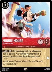 Disney Lorcana Promo Cards Minnie Mouse - Pirate Lookout #12