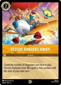Disney Lorcana Promo Cards Rescue Rangers Away! #10