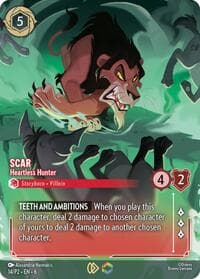Disney Lorcana Promo Cards Scar - Heartless Hunter (Store Championship) #14