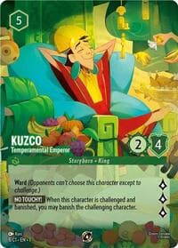 Disney Lorcana Promo Cards Kuzco - Temperamental Emperor #8