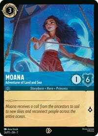 Disney Lorcana Promo Cards Moana - Adventurer of Land and Sea #26
