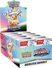 SV: Prismatic Evolutions Prismatic Evolutions Booster Bundle Display