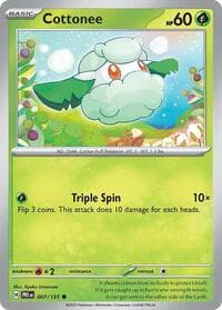 SV: Prismatic Evolutions Cottonee #007/131