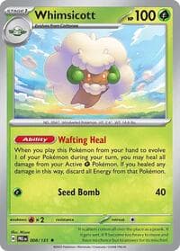 SV: Prismatic Evolutions Whimsicott #008/131