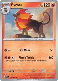 SV: Prismatic Evolutions Pyroar #016/131