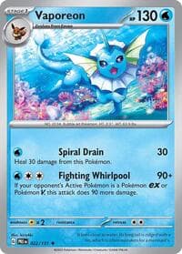 SV: Prismatic Evolutions Vaporeon #022/131