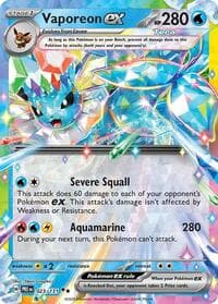 SV: Prismatic Evolutions Vaporeon ex - 023/131 #023/131