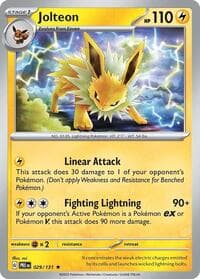 SV: Prismatic Evolutions Jolteon #029/131