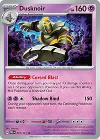SV: Prismatic Evolutions Dusknoir #037/131