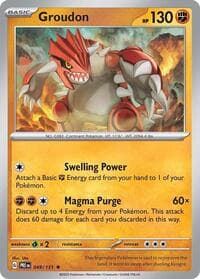 SV: Prismatic Evolutions Groudon #049/131