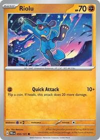 SV: Prismatic Evolutions Riolu #050/131