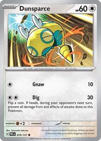 SV: Prismatic Evolutions Dunsparce #079/131