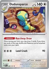 SV: Prismatic Evolutions Dudunsparce #080/131
