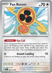SV: Prismatic Evolutions Fan Rotom #085/131