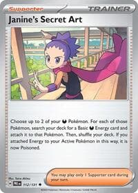 SV: Prismatic Evolutions Janine's Secret Art - 112/131 #112/131