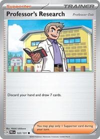 SV: Prismatic Evolutions Professor's Research [Professor Oak] #122/131