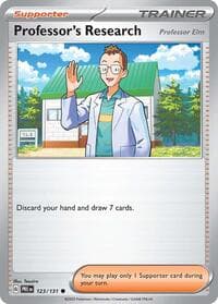 SV: Prismatic Evolutions Professor's Research [Professor Elm] #123/131