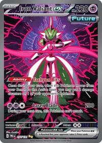 SV: Prismatic Evolutions Iron Valiant ex #157/131