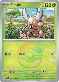 SV: Prismatic Evolutions Pinsir (Poke Ball Pattern) #003/131