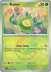 SV: Prismatic Evolutions Budew (Poke Ball Pattern) #004/131