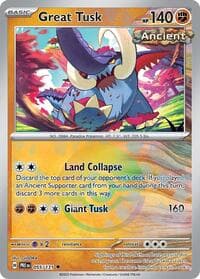 SV: Prismatic Evolutions Great Tusk (Poke Ball Pattern) #055/131