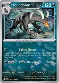 SV: Prismatic Evolutions Houndoom (Poke Ball Pattern) #063/131
