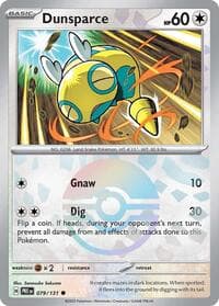 SV: Prismatic Evolutions Dunsparce (Poke Ball Pattern) #079/131