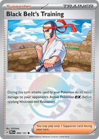 SV: Prismatic Evolutions Black Belt's Training - 099/131 (Poke Ball Pattern) #099/131